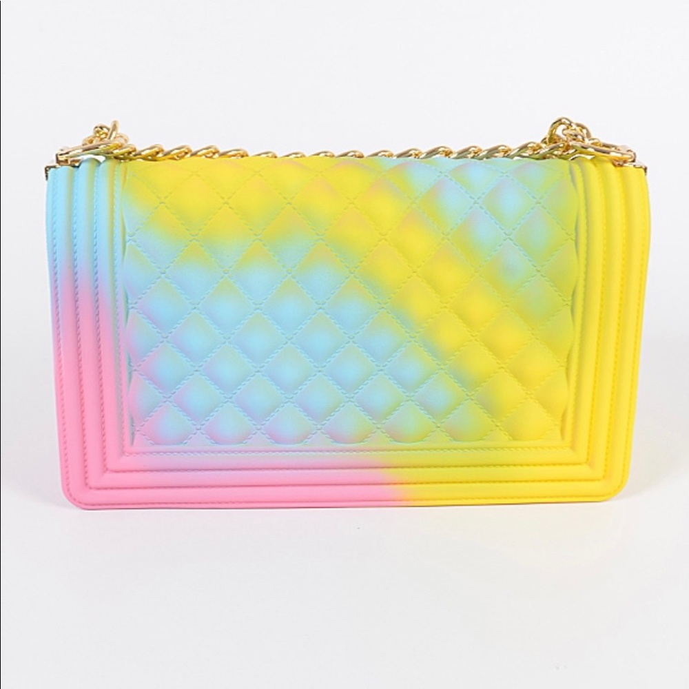 Multicolored Crossbody Jelly Purse - Picture 5 of 5